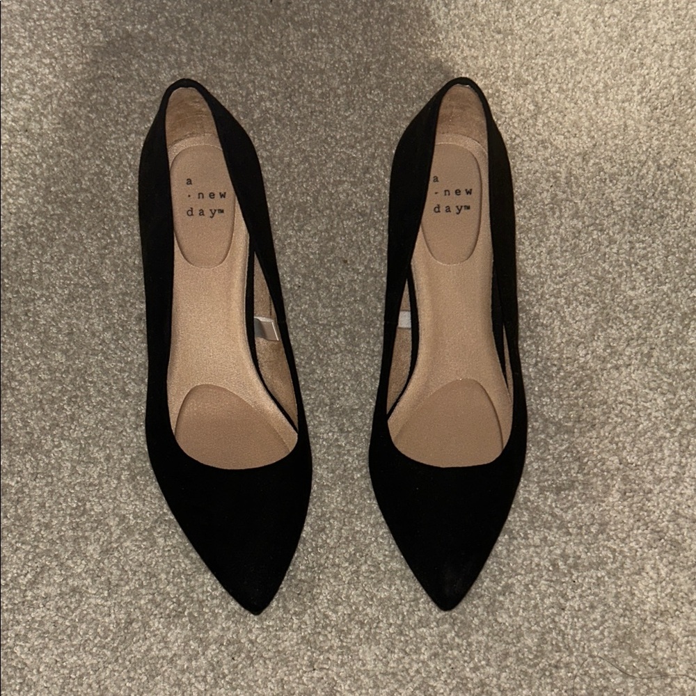A New Day Women's Classic Black Pump Heels